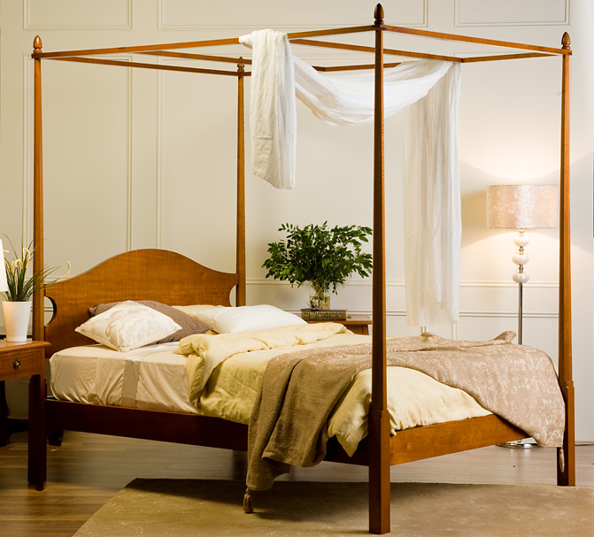 Pencil Four Poster Bed
