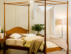 Pencil Four Poster Bed