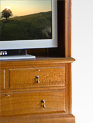 Silky Oak TV Cabinet