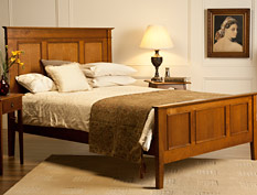 Silky Oak Bed – Paneled