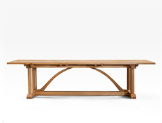 Arts and Crafts Dining Table 3000mm – American Oak