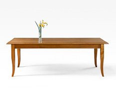 Silky Oak Table with shaped legs