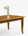 Silky Oak Table with shaped legs