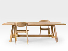 Blackbutt Dining Table with Splayed Legs