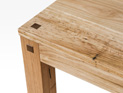 Blackbutt table with straight legs