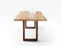 ‘U’ Leg Table – American Oak and Walnut