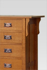 Arts and Crafts Chest of Drawers – 6 Dwr