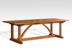 Arts and Crafts Dining Table 3000mm – American Oak