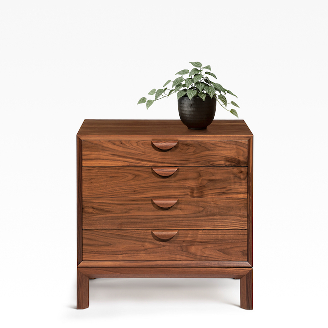 American Walnut Bedside Chest