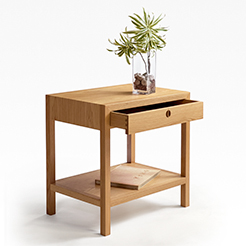 American Oak Bedside table